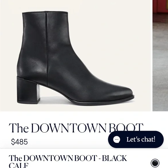 Margaux Black Ankle Boots - Picture 2 of 5